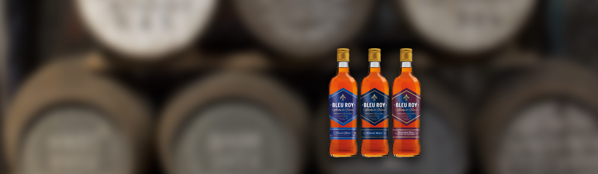 Découvrez les whiskys Bleu Roy